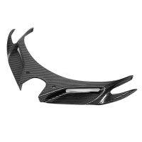 Windshield Fairing Carbon Fiber Style Front Fairing Aerodynamic Wing Cover Fits for Kawasaki Ninja 250/400 18-20 Wing Cover