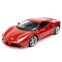 Bburago 1:24 Ferrari 488 GTB รถหล่อแบบคงที่โมเดลของเล่นงรถยนต์านอดิเรกของสะสม