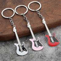 New Style Retro Car Keychain Aesthetic Keychain Car Keychain Bag Pendant Guitar Aesthetic Keychain