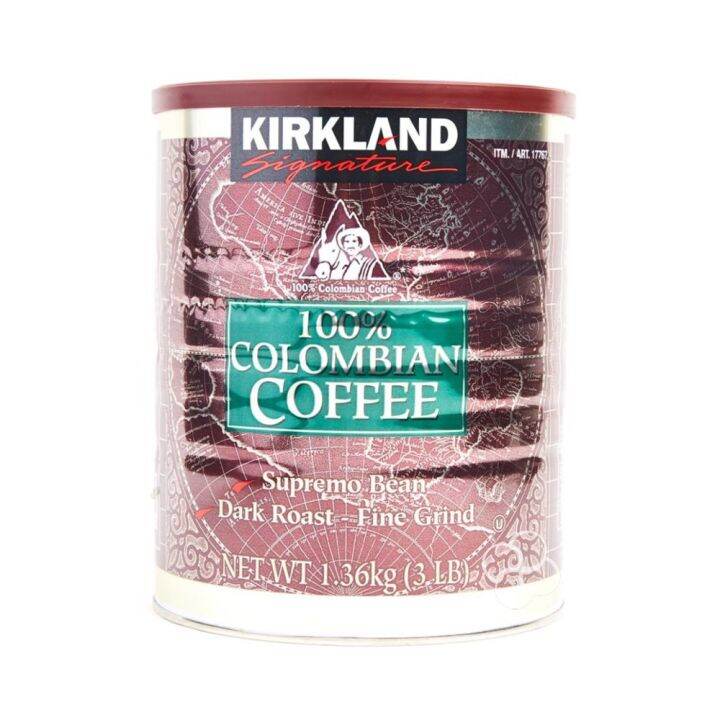 Kirkland Signature Dark Colombian Ground Coffee 1.36kg Lazada PH