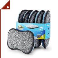 Scrub-It : SBI8541814102* ฟองน้ำล้างจาน Multi-Purpose Scrub Sponges, 6-pk