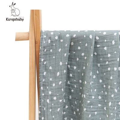 Kangobaby My Soft Life New Design Fashion Print Cute Muslin Swaddle Blanket