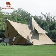 CAMEL CROWN 5-6 People Outdoor Tent Indian Portable Rainproof Sunscreen