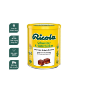 Date 11 2025 kẹo ngậm ho thảo dược không đường Ricola nhập khẩu Đức hộp