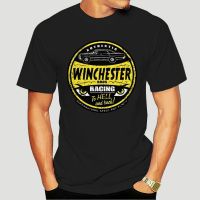 Winchester Bros Supernatural Racing Funny Black T-Shirt Sam Winchester Tops New Unisex Funny Tee Shirt  G2SP