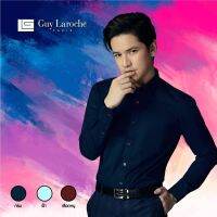 GUYLAROCHE เสื้อเชิ้ตคอปกสีพื้น Slim fit รุ่นขายดี มีให้เลือก 3 สี (BAB6200P0)