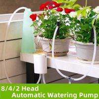 Drip Watering Irrigation Device Pump Auto Watering Pump Controller Flowers Plants Sprinkler Timer Home garden watering system