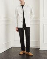 WARDROBE MINISTRY - แจ็คเก็ต The Coverall Cotton-Corduroy Chore Jacket in Dove White
