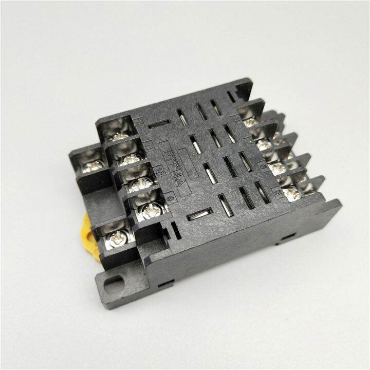 worth-buy-1pc-ly4nj-ac-110v-220v-dc-12v-dc-24v-14pin-silver-power-ขดลวดเครื่องถ่ายทอดสัญญาณ4pdt-พร้อมหลอดไฟอะแดปเตอร์