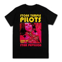 Hot sale Stone Temple Pilots band  graphic Mens 100% Cotton Round Neck Short Sleeve T-Shirt  Adult clothes