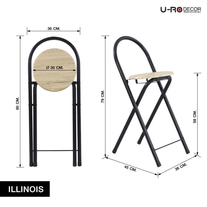 u-ro-decor-รุ่น-illinois-อิลลินอยส์-ชุดโต๊ะรับประทานอาหาร-โต๊ะบาร์-1-เก้าอี้บาร์-2-ตัว-kitchen-bar-table-set-โต๊ะ-โต๊ะกินข้าว-โต๊ะเคาท์เตอร์บาร์