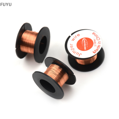 FUYU 3ม้วนแม่เหล็กลวด AWG Gauge enamed ขดลวดทองแดง Winding 0.1mm