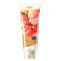 AROMA RESORT BODY MILK HAPPY SWEET PEACH 200 G / โลชั่นบำรุงผิวกาย กลิ่นพีช