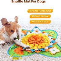 Sniff Mat สำหรับสุนัข Snuffle Feeding Dog Mat แบบพกพา Interactive Feed เกมสำหรับเบื่อสัตว์เลี้ยงกระต่าย Treats Feeding Mat สำหรับ Small