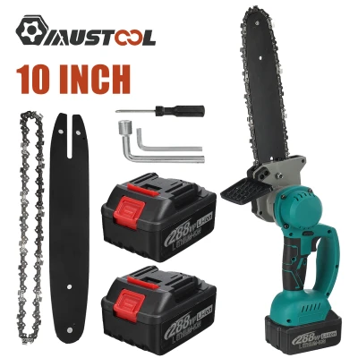 10in 1500W 288VF แบตเตอรี่ Brushless ไฟฟ้าไร้สาย Chainsaw สูงคาร์บอน SteelHandheld เข้าสู่ระบบ Saw สำหรับ Makita 18V/21V 10in 1500W 288VF แบตเตอรี่ Brushless ไฟฟ้าไร้สาย Chainsaw สูงคาร์บอน SteelHandheld เข้าสู่ระบบ Saw สำหรับ Makita 18V/21V