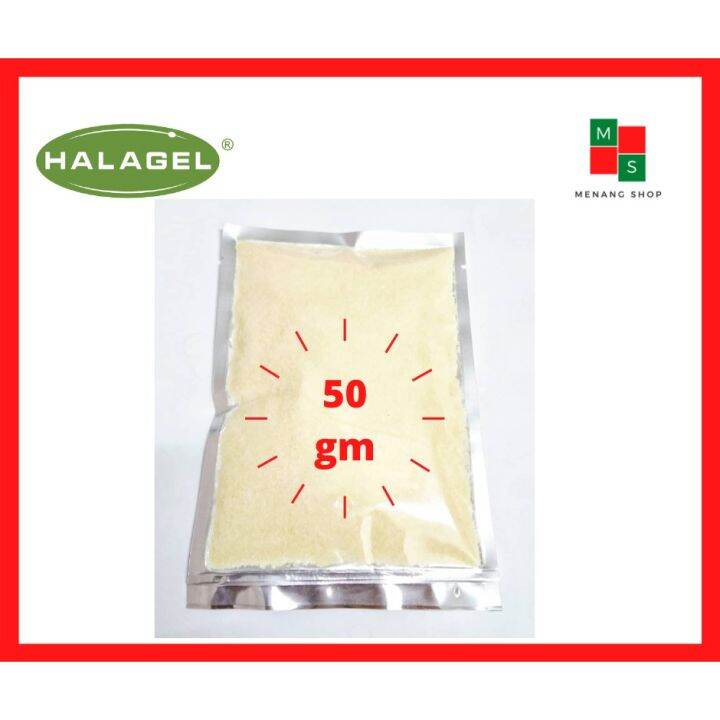 Halagel Edible Gelatin Pack (Bovine) 50gm Lazada