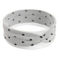 ทารกแรกเกิดเด็กสาวน่ารักสำหรับ Cross Twisted Hairband Polka Dot พิมพ์ Wid