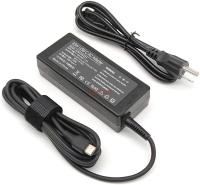 ที่ชาร์จ45W USB-C สำหรับ Dell Dell XPS 13 9360 9365 9370 9380 Latitude 7390 2in1 7275 7370 5175 5285 5290-2in1 LA45NM150 04RYWW 0HDCY5พร้อมสาย Type C (USB-C /Usbc)