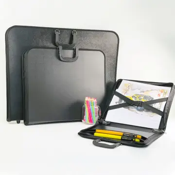 A1 A2 A3 A4 Water Proof Black Portfolio Case Design Art Work Painting  Folder Bag