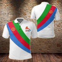 2023 NEW Summer Style Eritrea Special Flag Unisex Adult Polo Shirtsize：XS-6XLNew product，Canbe customization high-quality