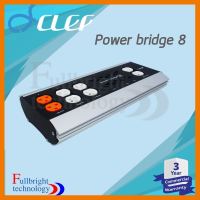 สินค้าขายดี!!! Clef Audio Powerbridge 8 ปลั๊กรางกรองไฟ กันไฟกระชาก 8 ช่องเสียบ พร้อมช่อง High Power รับประกันศูนย์ 3 ปี ที่ชาร์จ แท็บเล็ต ไร้สาย เสียง หูฟัง เคส ลำโพง Wireless Bluetooth โทรศัพท์ USB ปลั๊ก เมาท์ HDMI สายคอมพิวเตอร์