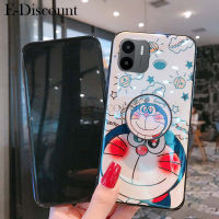 เคสโทรศัพท์ใหม่สำหรับเรดมี่ฝา Redmi A2 A1 มีที่ยึดขาตั้งรูปแมวการ์ตูนคู่มีที่ยึดแบบนิ่มกันกระแทกสำหรับ Xiaomi Redmi A2 A1 เคส