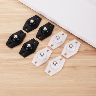 4pcs Steel Ball Adhesive Pulley Furniture Universal Wheel Storage Box Roller Self Casters for Cabinet 360 Degree Caster