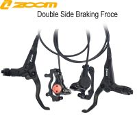 ZOOM MTB Bicycle Hydraulic Disc Brake 2 Piston XC Trail Calipers Metal Mountain Bike Brake Pads Mineral Oil Pressure Rotor HB870