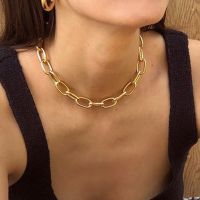 【CC】﹉ Corinada Hop Collar Statement Cuban Chunky Thick Choker Female Punk Jewelry