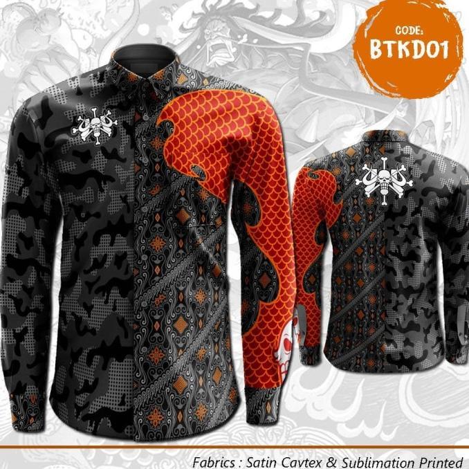 KEMEJA BATIK KAIDO Yonkou One Piece By Artlantis Lazada Indonesia