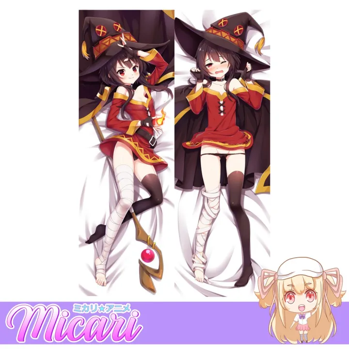 Micari KonoSuba Megumin Anime Dakimakura Half Dakimakura Life Size