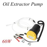 60W Electric Oil Pump Scavenge Suction Transfer Change Pump 12V Motor Oil Diesel Extractor for Car Truck Boat Motorbike