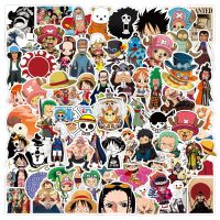 【LZ】 10/30/50/100pcs Vintage ONE PIECE Stickers Anime for Kids Toy DIY Motorcycle Helmet Phone Skateboard Cartoon Decal Sticker Packs