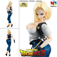 Figure ฟิกเกอร์ งานแท้ 100% แมวทอง Megahouse จากการ์ตูนเรื่อง Dragon Ball Gals Z ดราก้อนบอล แซด Android 18 มนุษย์จักรกล หมายเลข 18 Ver Original from Japan