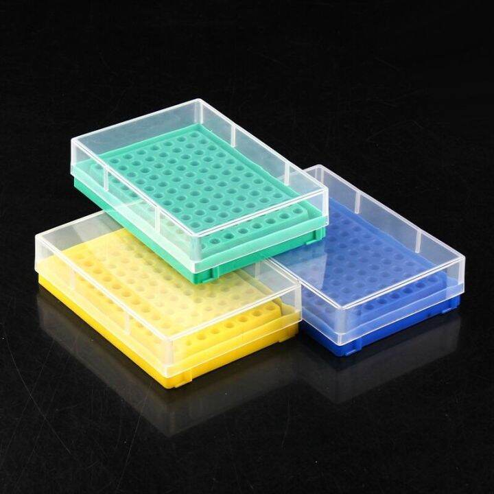 yf-96-holes-pcr-tube-rack-0-2ml-centrifuge-with-transparent-lid-3pcs