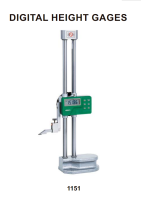 เกจวัดความสูงแบบดิจิตอล (Digital Height Gage) INSIZE รุ่น 1151-300 ระยะ 0-300mm./0-12" ความแม่นยำ ±0.04mm. (**สินค้าใหม่**)