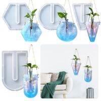 Wall Hanging Acrylic Test Tube Planter Silicone Vase Holder Mold for Home Decor Bar Wine Tools