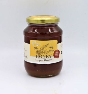 น้ำผึ้งดอกลำไย ขนาด 500 กรัม น้ำผึ้งแท้  หมอ หวาน อร่อย