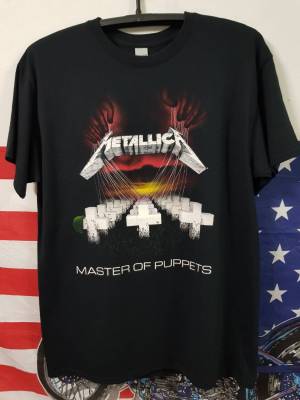 เสื้อยืดวินเทจ เสื้อยึด วงดนตรีร็อค METALLICA งานแท้ใหม่มือ1