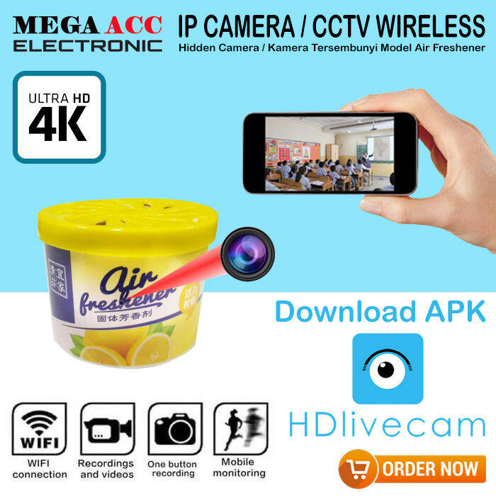 Ip Camera Wireless Model Air Freshener FHD1080P 4K Hidden Camera Wifi