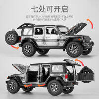 2023 แรงเลอร์ 122 การจำลองโลหะผสมออฟโรด JEEP รถจี๊ปรุ่นเด็กเสียงและแสงของเล่นเด็กรถคอลเลกชัน