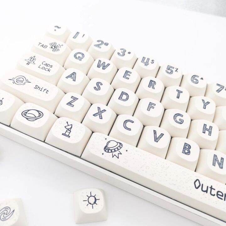 【Keycap Only】Outer Space Graffiti Keycap 119 Keys MA Profile PBT ...