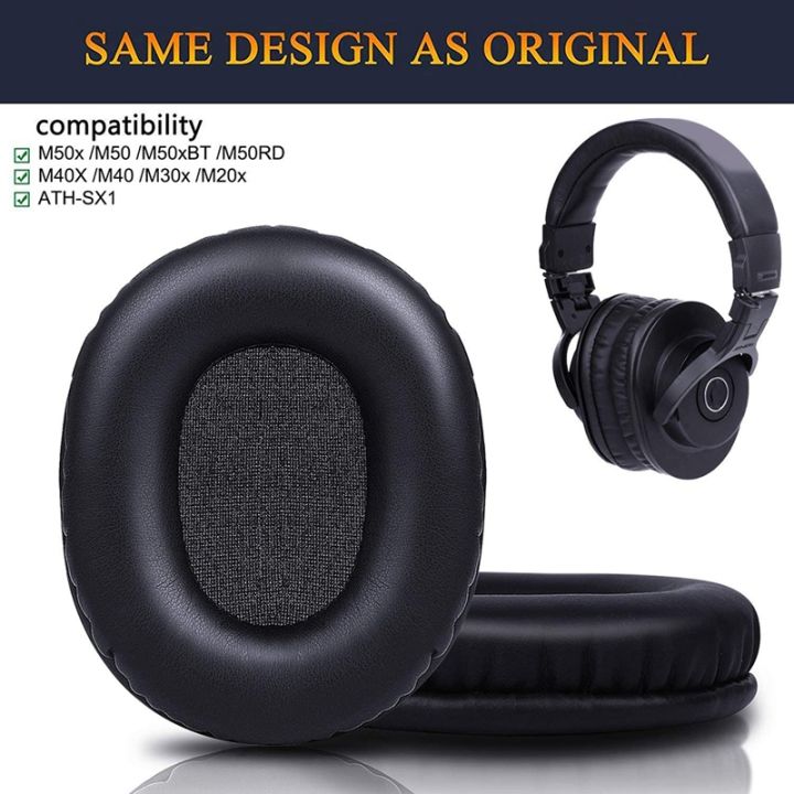 m50x-replacement-earpads-compatible-with-audio-technica-ath-m50-m50x-m50xbt-m50rd-m40x-m30x-m20x-msr7-sx1-headphones