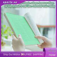 SPORTS XU 8 Pcs พลาสติกทำจากพลาสติก บุ๊คมาร์คบัตรคู่มือ โปร่งใสโปร่งใส สีสันสดใส การซ้อนทับสี แบบพกพาได้ ลดความเครียดทางสายตา เครื่องช่วยการอ่าน สำหรับเด็กๆ