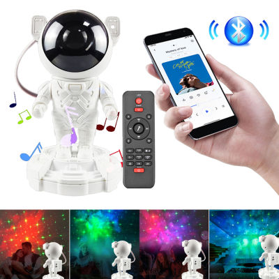 Bluetooth Galaxy projector lamp starry sky Astronaut lamp led Night light Atmosphere Room Lamp Decoration Bedroom kids Gifts