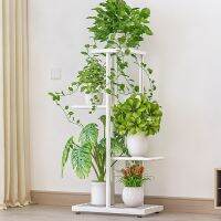 【HOT】◕✥ 4 Tier 5 Potted for Indoor Garden Balcony Multiple Pot Holder Shelves Rack Storage Organizer Display