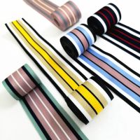 (1 Meter/lot) 40mm Stripe Ribbons Handmade Tape Satin Ribbon for Diy Hat Shoes Belt Sewing Clothing Hair Bow Sewing Accessories