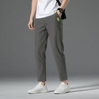 COD SDFERTREWWE Seluar Lelaki Men Pants Korean Ankle Pants Casual Pants Summer Slim Fit Trousers M-4XL