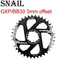 ?SNAIL ใบจานเดี่ยว ใบกลม VXM SRAM ขนาด 34T 36T 38T 40T ใส่ขา Sram Direct Mount offset 3mm. ?มีเก็บเงินปลายทาง?