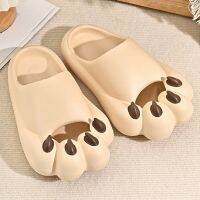 House Slipper Cloud Woman Cats Paw Claw Sandals Men Flip Flops Sandals Soft Beach Non Slip Cartoon Home Shoes Casual Female Male